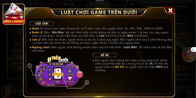 Luật chơi Number game và cách tính nổ hũ khi chơi