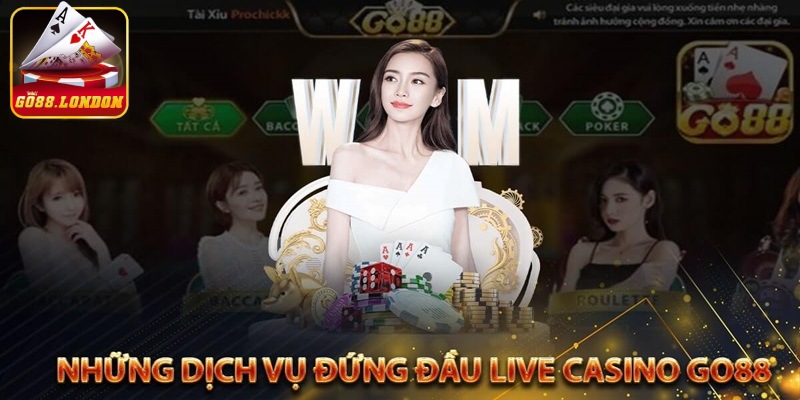 Trải nghiệm kịch tính với những sản phẩm tại live casino