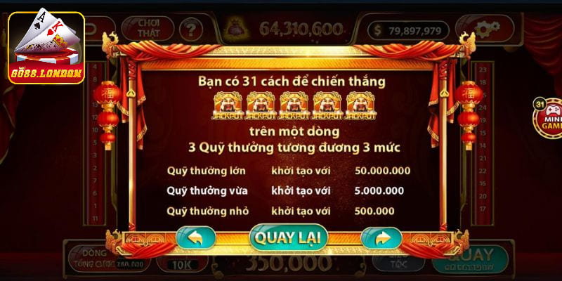 Luật chơi cơ bản của game slot thần tài