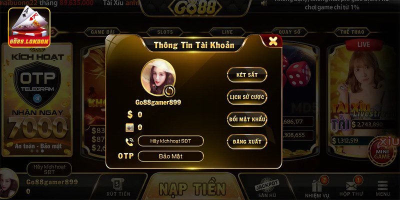 Trách nghiệm của người chơi khi tham gia Go88