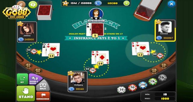 Kinh nghiệm chơi BlackJack Go88 thắng lớn